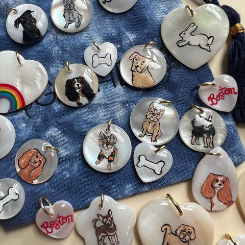 Custom Painted Charm - Gather Brooklyn