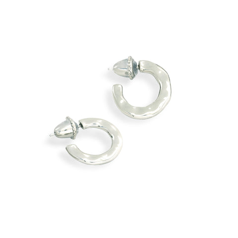 Mari Hoop - Silver - Gather Brooklyn