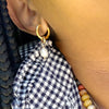 Ceres Pearl Mini Hoops - Gather Brooklyn