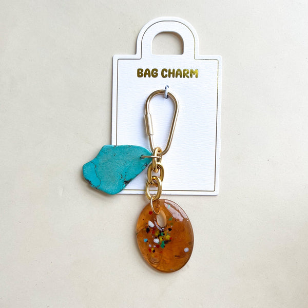 Desert Glass Bag Charm - Gather Brooklyn