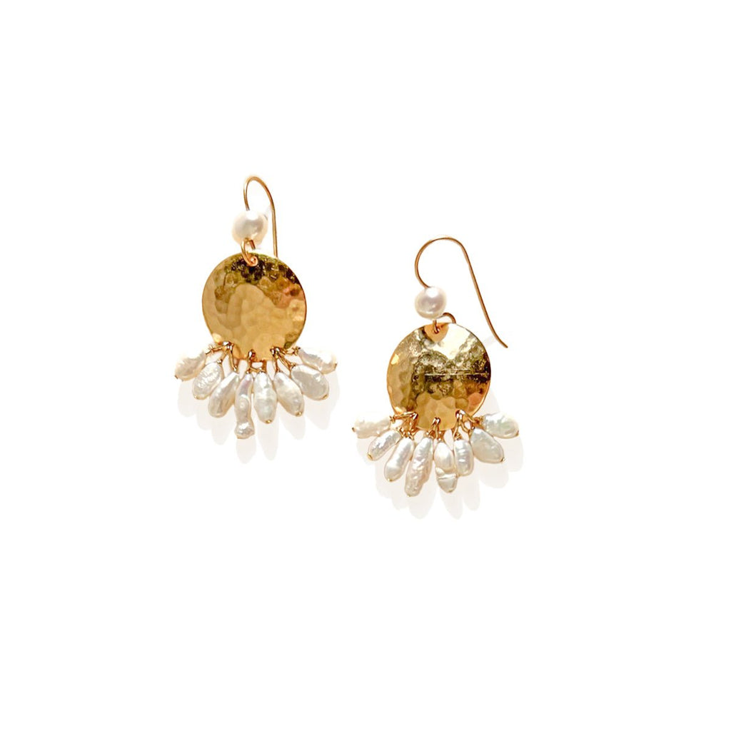 Eos Pearl Small Statement Earring - Gather Brooklyn