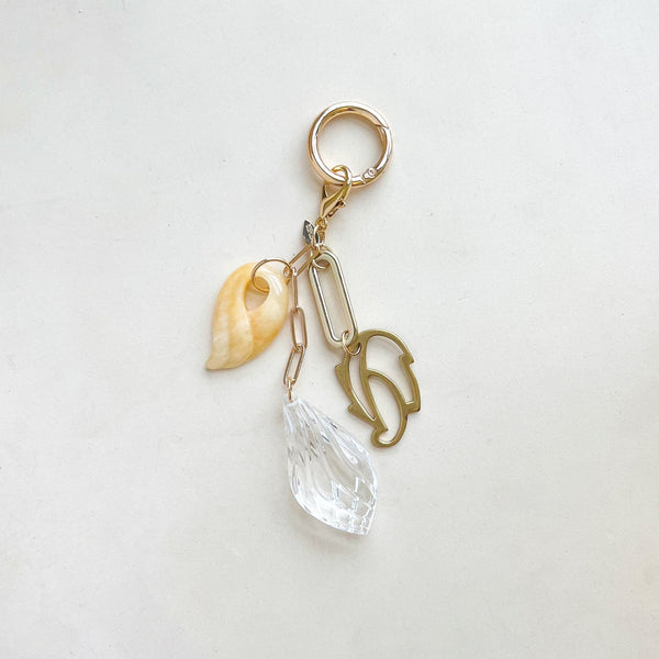 Golden Petal Bag Charm - Gather Brooklyn
