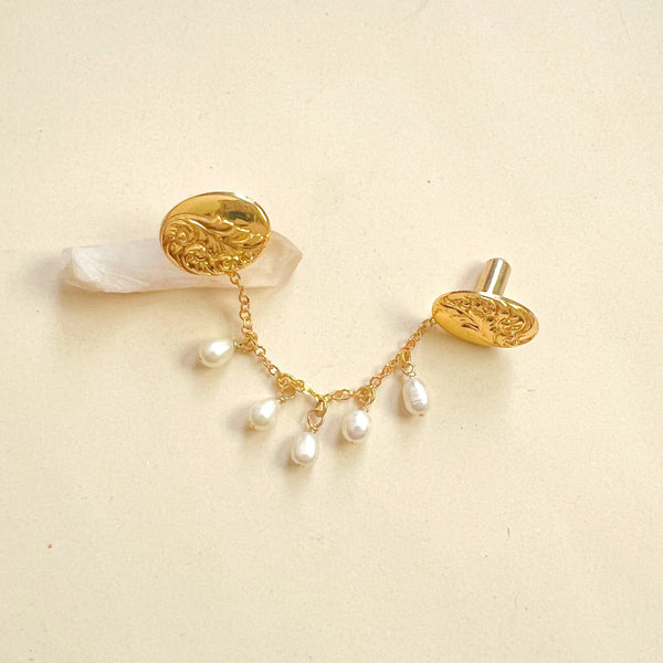 Pearl Charm Sweater Pins - Gather Brooklyn