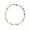 Rainbow Posy Pearl Necklace - Gather Brooklyn