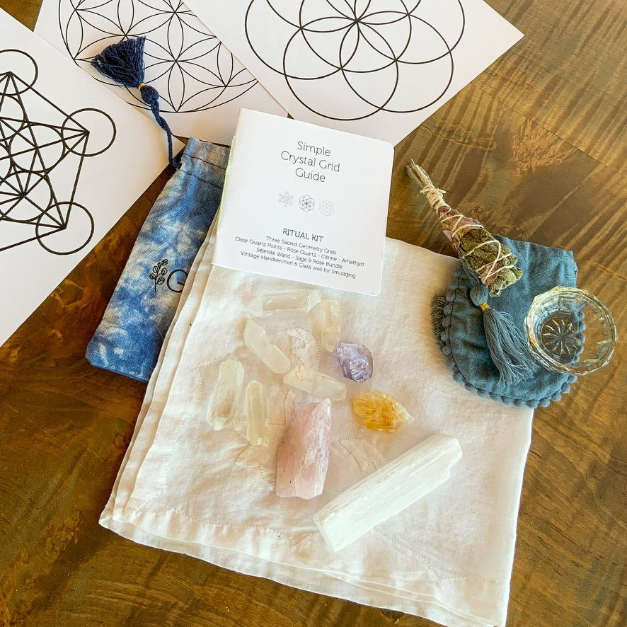 Crystal Grid Ritual Kit - Gather Brooklyn