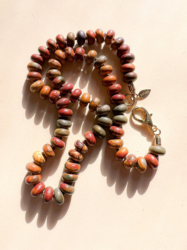 Jasper Candy Bead Necklace - Gather Brooklyn