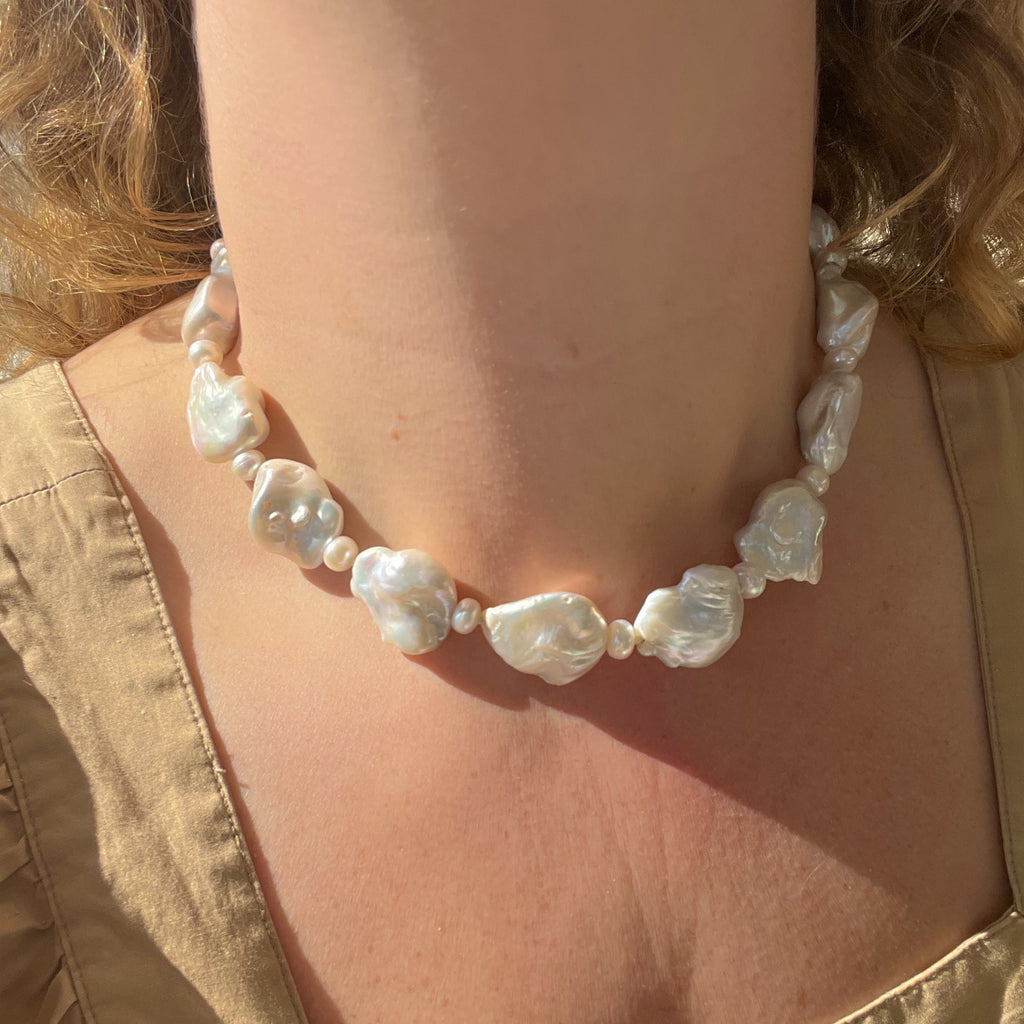 Lily Pearl Necklace - Gather Brooklyn