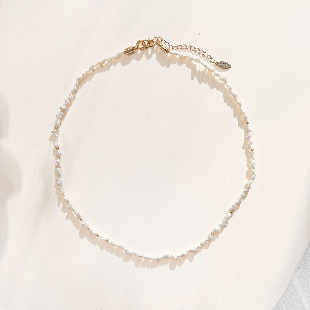 Rita Mini Rice Pearl Necklace
